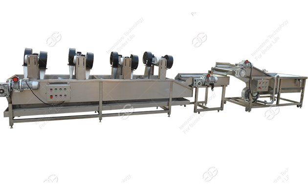 Fruit Vegetable Cleaning Drying Machine Line