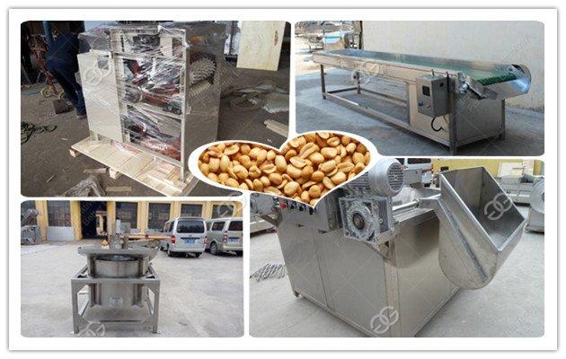 Wet Type Peanut Frying Production Line